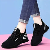 Women's Vulcanized Air Mesh Sneakers – Breathable Casual Shoes - Himpall